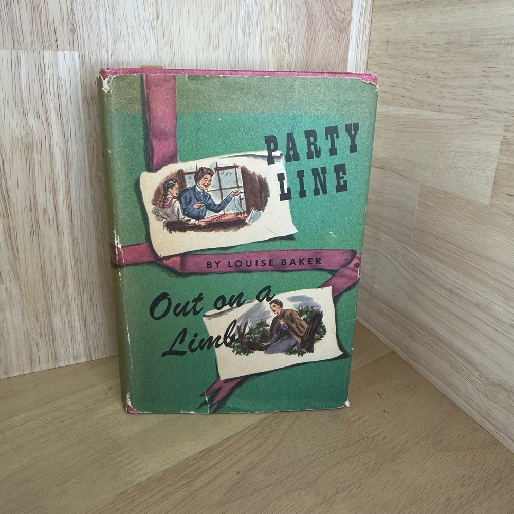 Party Line Out on a Limb By‎ Louise Baker Vintage Book 1945 Peoples Book Club